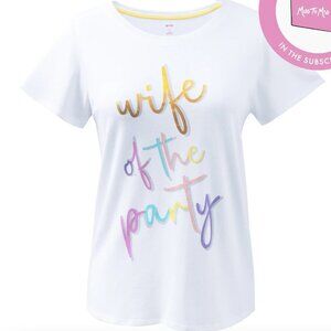 𝅺WIFE Of The Party T-shirt